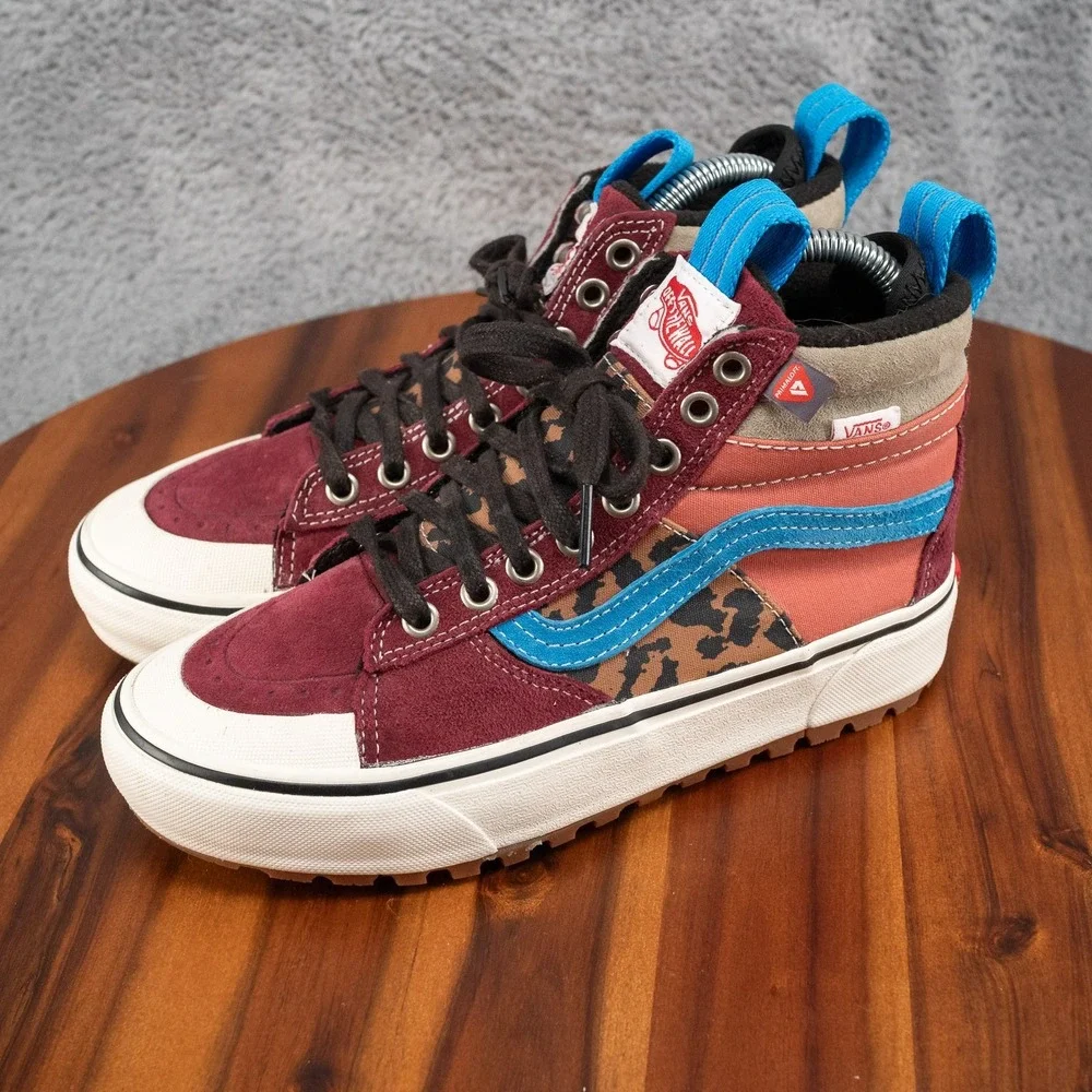 Vans Sk8-Hi MTE-2 Pomegranate Leopard Women's 6 Primaloft